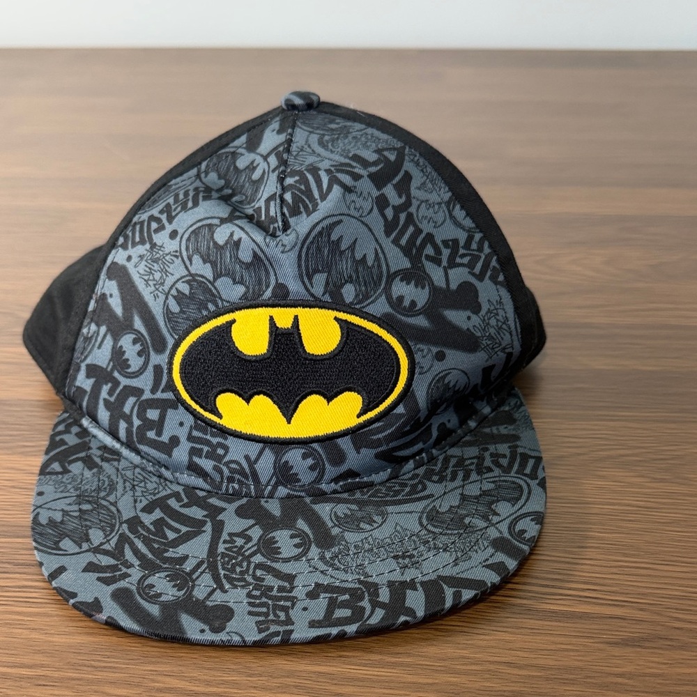 Batman Kids SnapBack Cap - Black and Yellow‎